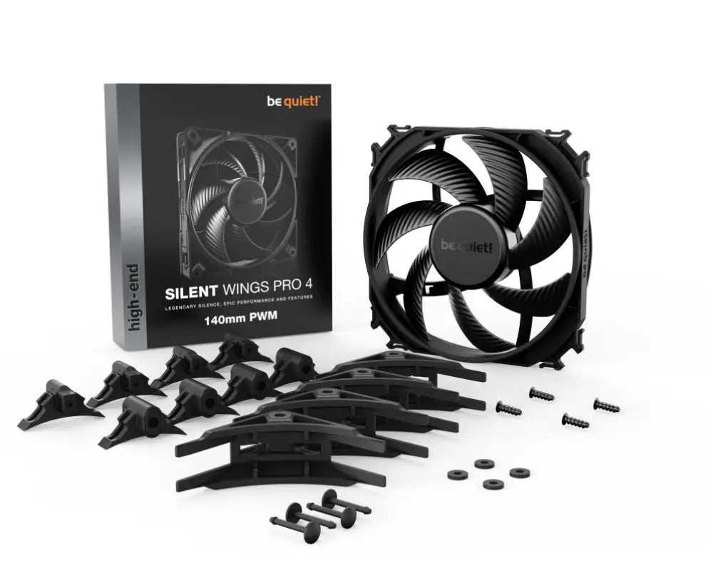 be quiet! SILENT WINGS PRO 4 | 140mm PWM Carcasa del ordenador Ventilador 14 cm Negro 1 pieza(s) - detalle