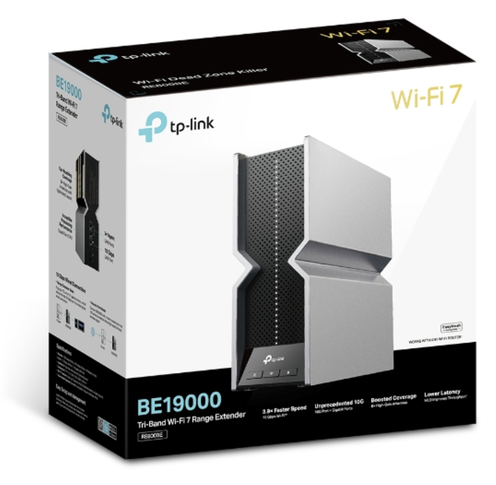 BE19000 TRI-BAND WI-FI 7 RANGE EXTENDER - detalle