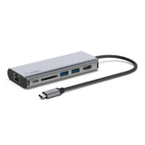 Belkin AVC008BTSGY base para portátil y replicador de puertos USB 3.2 Gen 1 (3.1 Gen 1) Type-C Negro. Gris