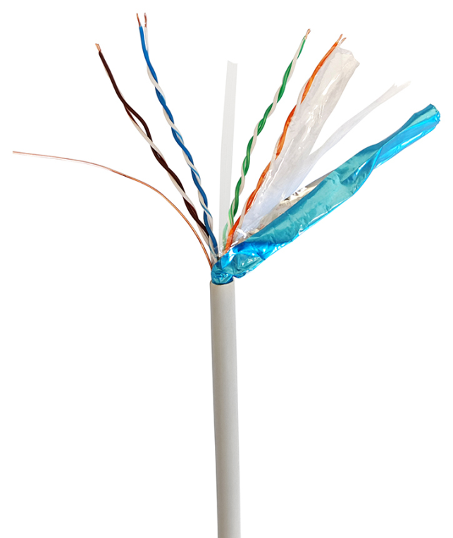 BOBINA CABLE GEMBIRD CAT6 FTP PREMIUM CCA SOLIDO ECA 305 M