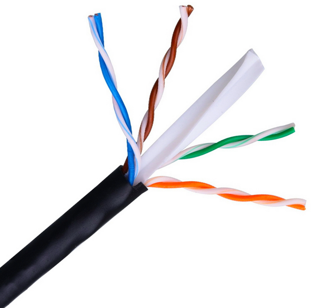 BOBINA CABLE RED AISENS EXTERIOR IMPERMEABLE RJ45 CAT.6 UTP 100M RIGIDO