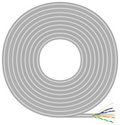 BOBINA CABLE RED AISENS RJ45 CAT.6 UTP RIGIDO CCA 100M GRIS