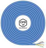 AISENS Cable de Red RJ45 LSZH CPR Dca CAT.6 UTP AWG24. Azul. 100 m
