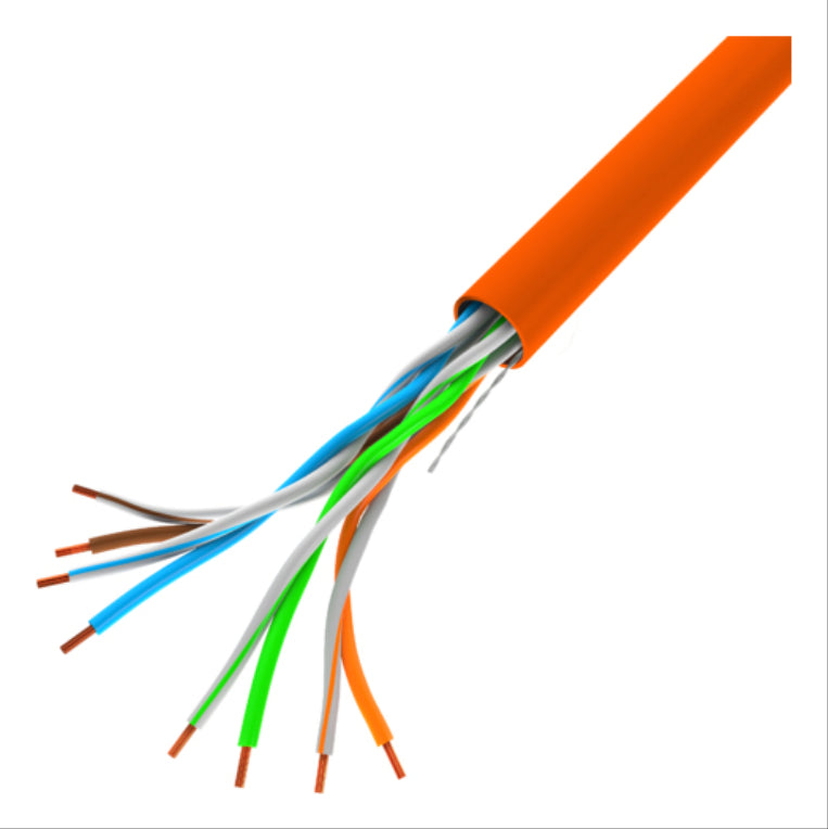 Lanberg LCU5-10CC-0305-O cable de red Naranja 305 m Cat5 U/UTP (UTP)