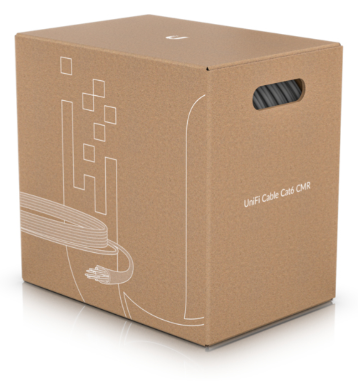 BOBINA RED 305M CAT6 UBIQUITI UC-C6-CMP UNIFI UTP PLENUM COBRE INTERIOR BLANCO - detalle