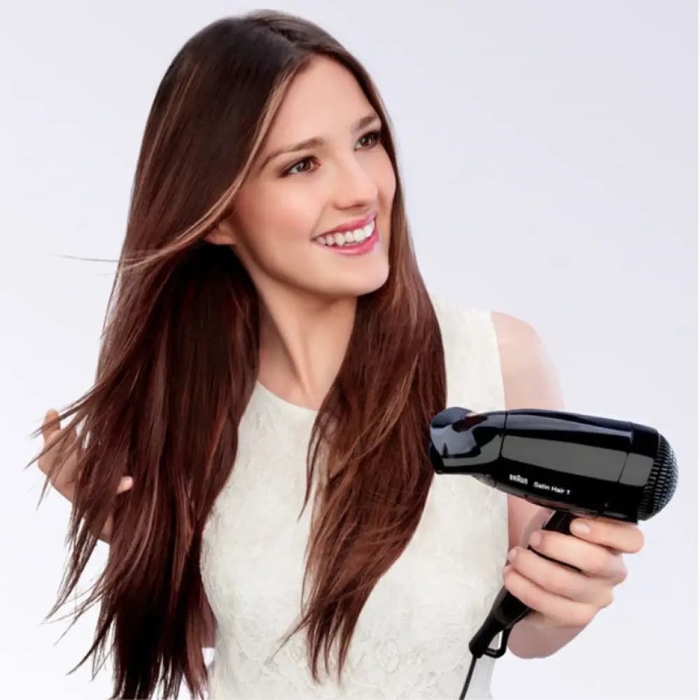 Braun HD130 secador 1200 W Negro - detalle