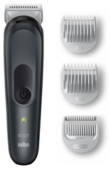 Braun Series 3 BG3350 afeitadora corporal Negro. Gris