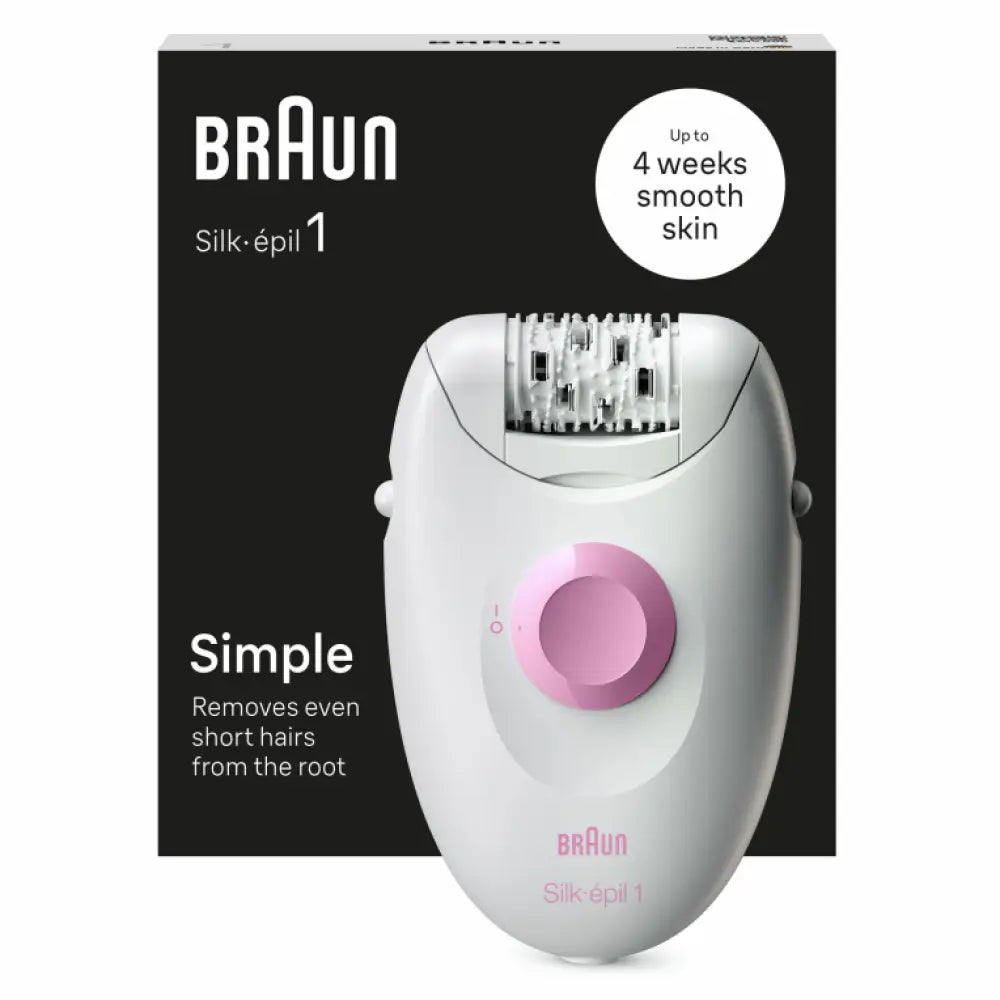 Braun Silk-épil 1 1-000 20 pinzas Rosa. Blanco