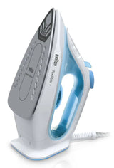 Braun TexStyle 1 SI1050BL Plancha a vapor Suela de cerámica 2000 W Azul. Blanco