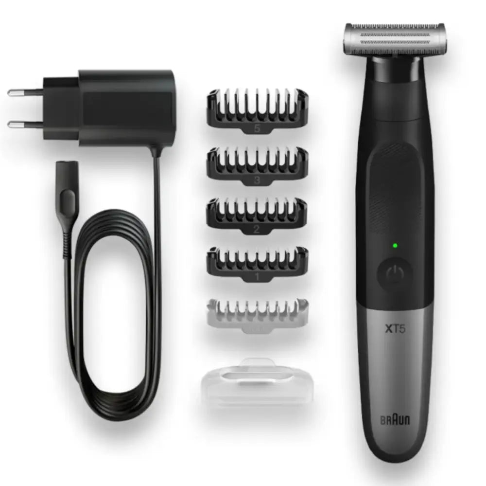 Braun XT5100 cortadora de pelo y maquinilla Negro. Plata - detalle