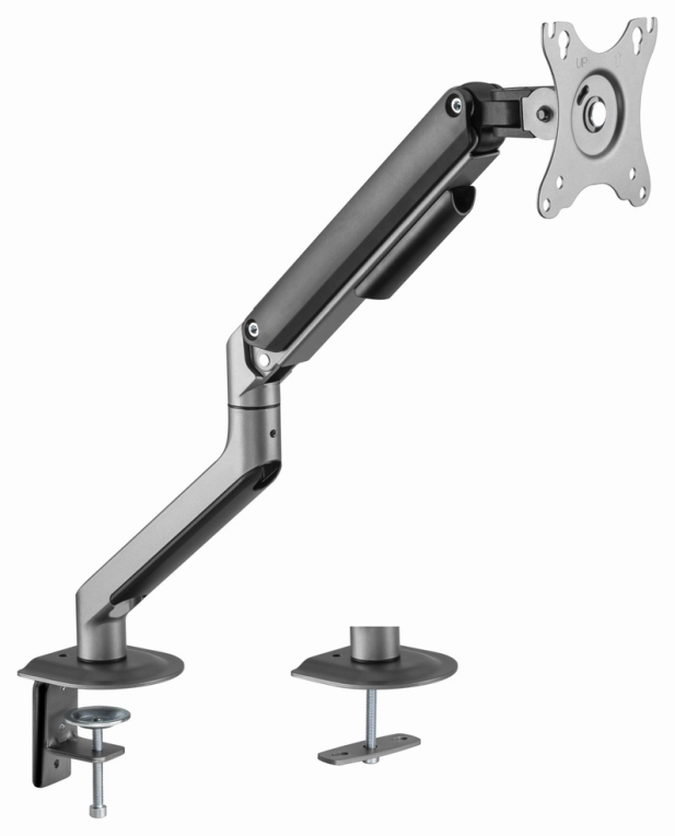 BRAZO AJUSTABLE GEMBIRD PARA MONITOR EN ESCRITORIO GRIS ESPACIAL - detalle