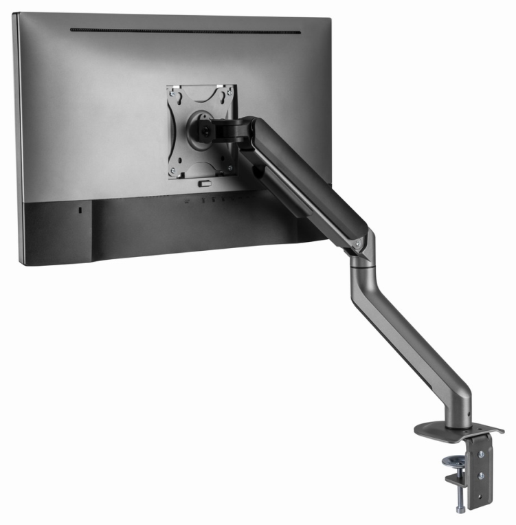 BRAZO AJUSTABLE GEMBIRD PARA MONITOR EN ESCRITORIO GRIS ESPACIAL - detalle