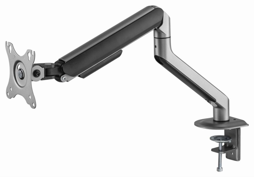 BRAZO AJUSTABLE GEMBIRD PARA MONITOR EN ESCRITORIO GRIS ESPACIAL - detalle