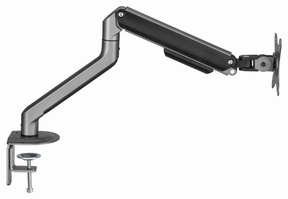 BRAZO AJUSTABLE GEMBIRD PARA MONITOR EN ESCRITORIO GRIS ESPACIAL - detalle