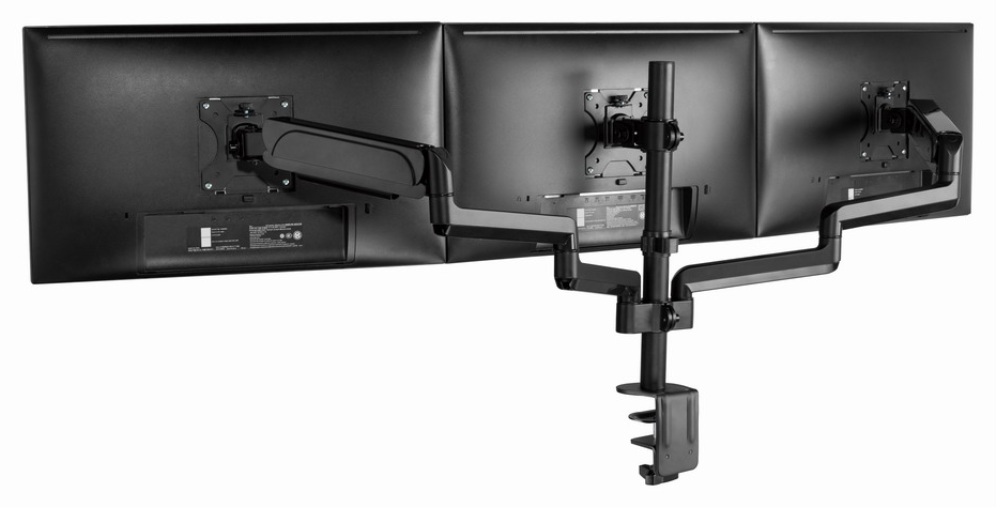BRAZO DE MONITOR GEMBIRD AJUSTABLE DE MESA PARA 3 MONITORES MOV COMPLETO - detalle