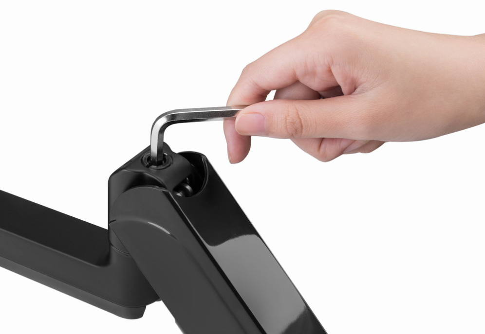 BRAZO DE MONITOR GEMBIRD AJUSTABLE DE MESA PARA 3 MONITORES MOV COMPLETO - detalle