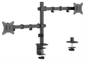 BRAZO DE MONITOR GEMBIRD PARA 2 PANTALLAS DE ESCRITORIO AJUSTABLE 17-32 PULG