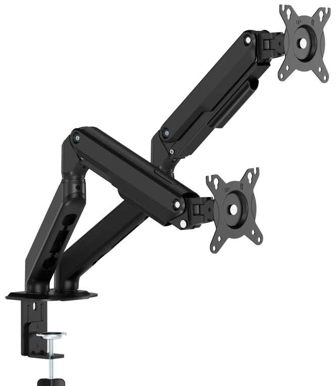Ewent EW1493 soporte para monitor 86.4 cm (34") Escritorio Negro