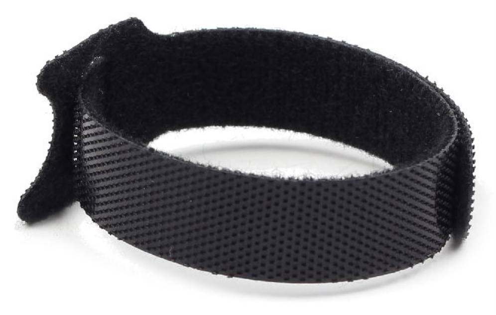 BRIDAS VELCRO GEMBIRD 210MMX12MM NEGRO BOLSA 100 UND - detalle