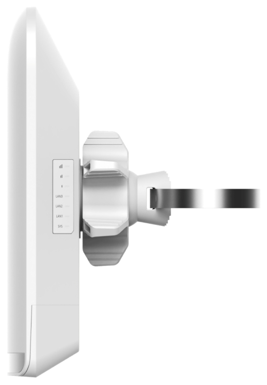 BRIDGE RUIJIE WIFI EXTERIOR 5GHZ 350MBPS AIRMAX ANTENA - detalle