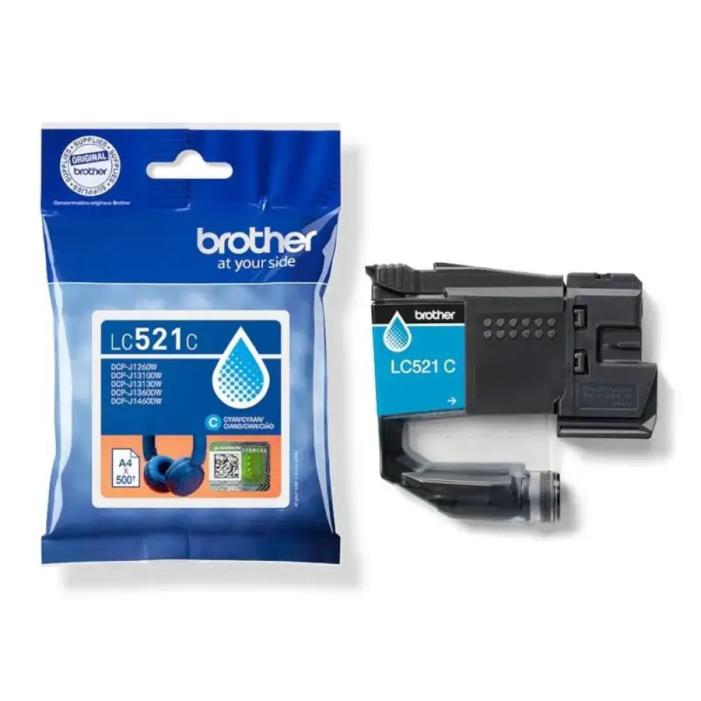 Brother Cartucho LC521C Cian - detalle