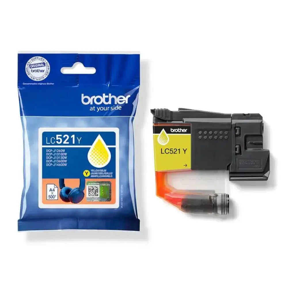 Brother Cartucho LC521Y Amarillo - detalle