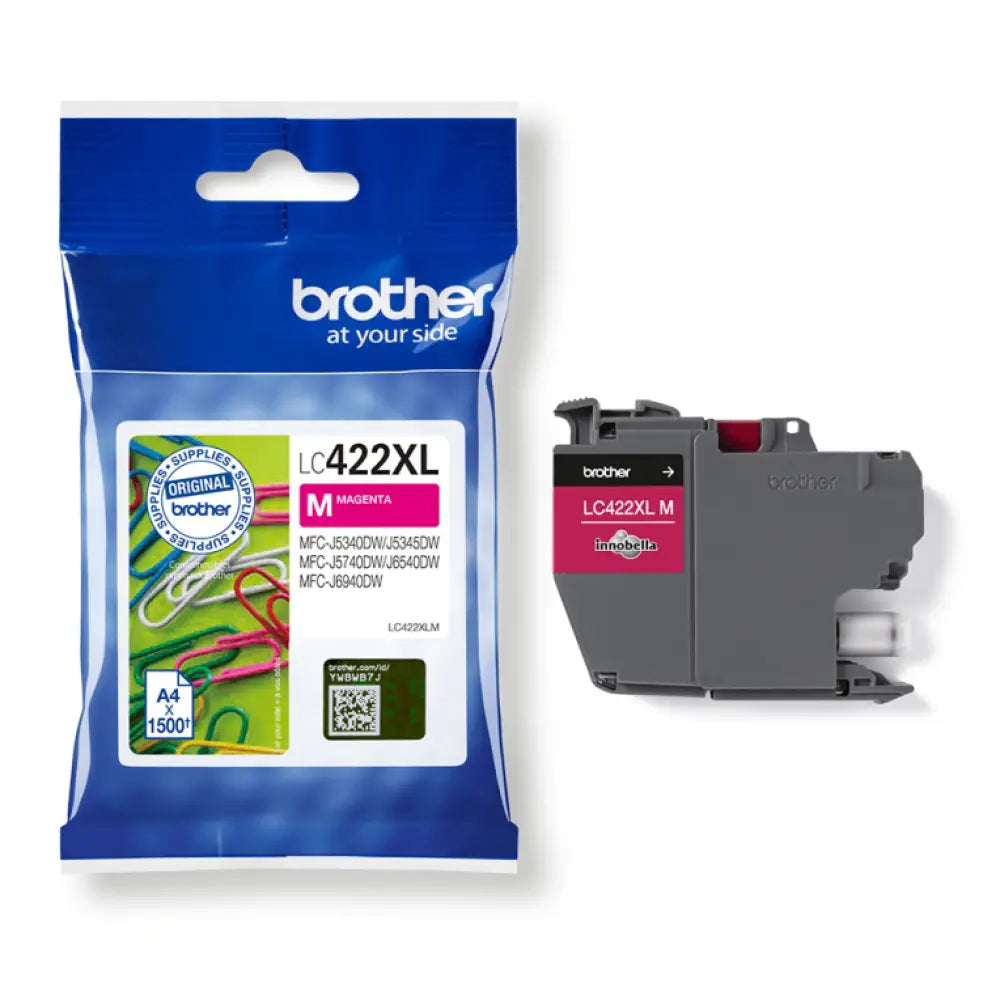 Brother LC422XLM cartucho de tinta 1 pieza(s) Original Magenta - detalle