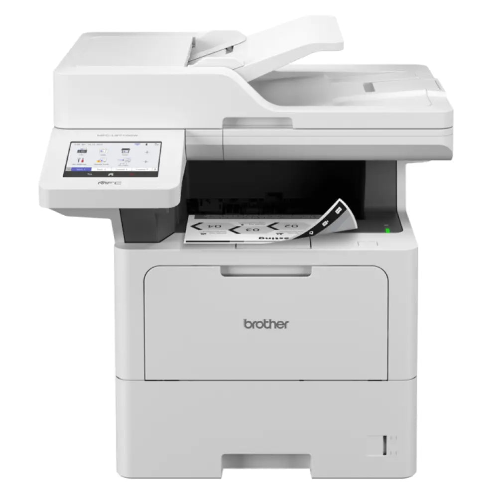 Impresora multifunción Brother MFC-L6710DW láser A4, 1200 x 1200 DPI, 50 ppm, con conexión Wi-Fi, en oficina