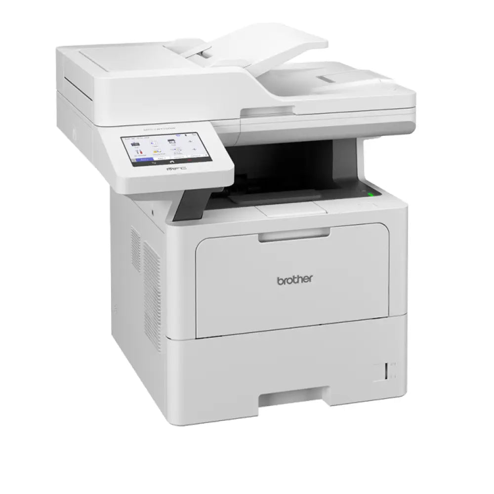 Impresora multifunción Brother MFC-L6710DW láser A4 con pantalla, conexión Wi-Fi y capacidad de impresión de 50 ppm.