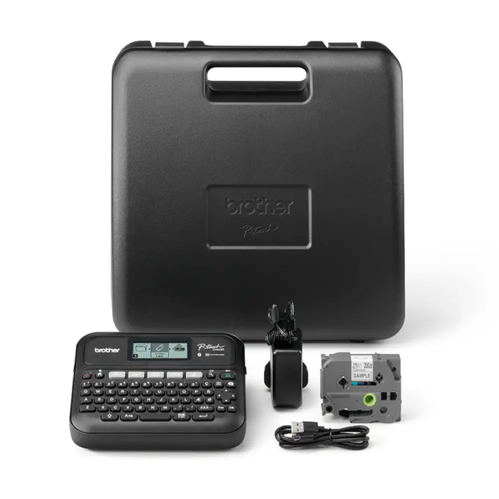 Brother PT-D460BTVP impresora de etiquetas Transferencia térmica 180 x 180 DPI 30 mm/s Inalámbrico y alámbrico TZe Bluetooth QWERTY - detalle