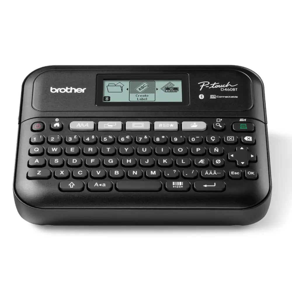 Brother PT-D460BTVP impresora de etiquetas Transferencia térmica 180 x 180 DPI 30 mm/s Inalámbrico y alámbrico TZe Bluetooth QWERTY - detalle