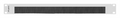BRUSH PANEL LANBERG 1U GRIS