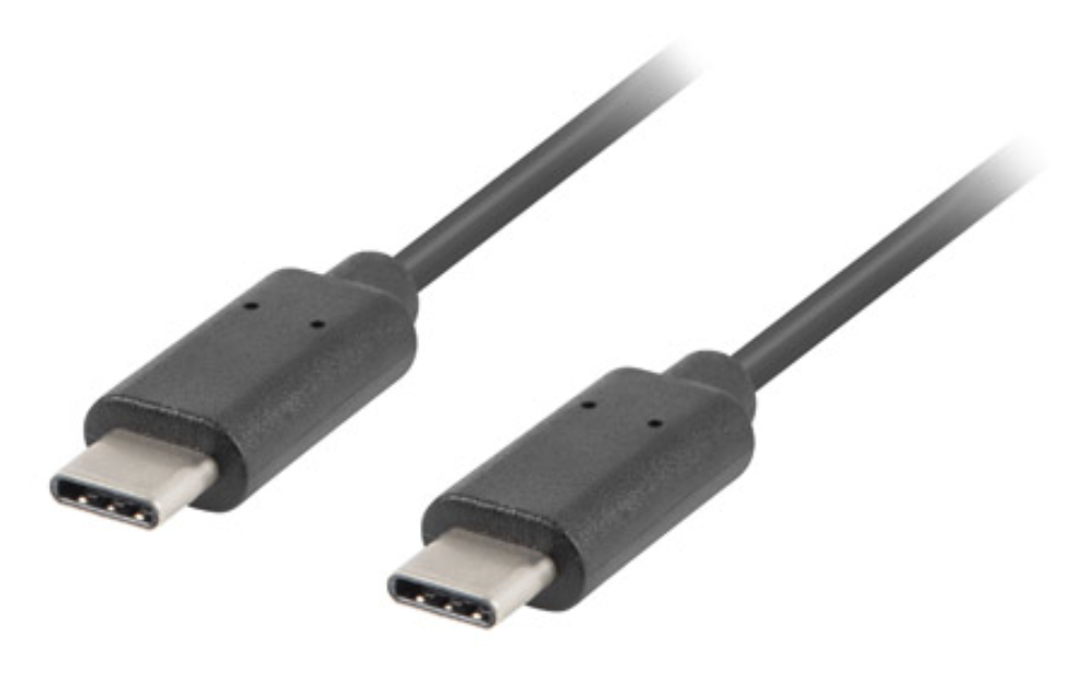 CABLE 2.0 LANBERG USB C MACHO/USB C MACHO 0.5M NEGRO - detalle