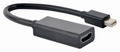 CABLE ADAPTADOR 4K GEMBIRD MINI DISPLAYPORT A HDMI, NEGRO
