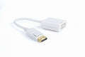 Gembird A-DPM-DVIF-002-W adaptador de cable de vídeo 0.1 m DisplayPort DVI Blanc