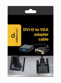 Gembird A-DVID-VGAF-01 adaptador de cable de vídeo 0.2 m DVI-D VGA (D-Sub) Negre