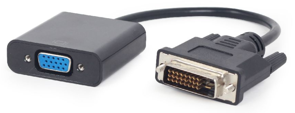 CABLE ADAPTADOR GEMBIRD DVI-D MACHO A VGA HEMBRA 15 PINES - detalle