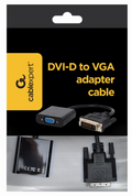 CABLE ADAPTADOR GEMBIRD DVI-D MACHO A VGA HEMBRA 15 PINES