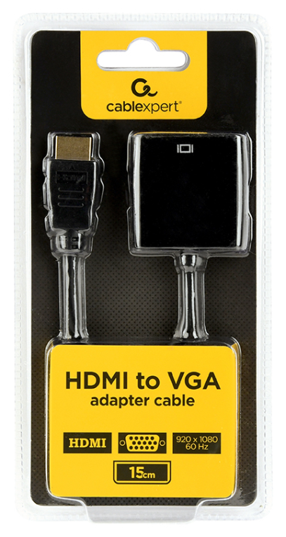 CABLE ADAPTADOR GEMBIRD HDMI MACHO A VGA HEMBRA - detalle