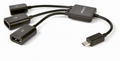 Gembird UHB-OTG-02 hub de interfaz USB 2.0 Micro-B