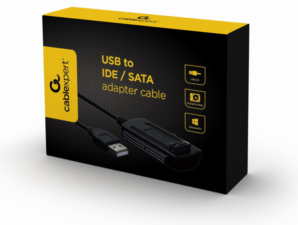CABLE ADAPTADOR GEMBIRD USB 2.0 A SATA Ó IDE 2,5" Y 3,5" - detalle