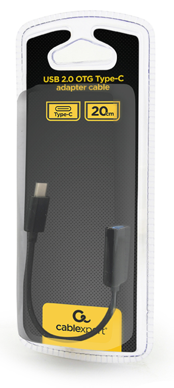 CABLE ADAPTADOR GEMBIRD USB 2.0 HEMBRA TIPO C MACHO - detalle