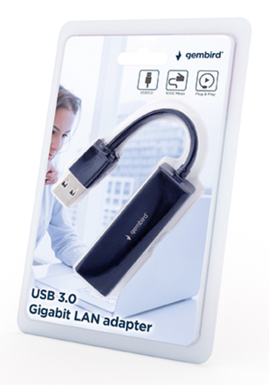 CABLE ADAPTADOR GEMBIRD USB 3.0 A ETHERNET - detalle