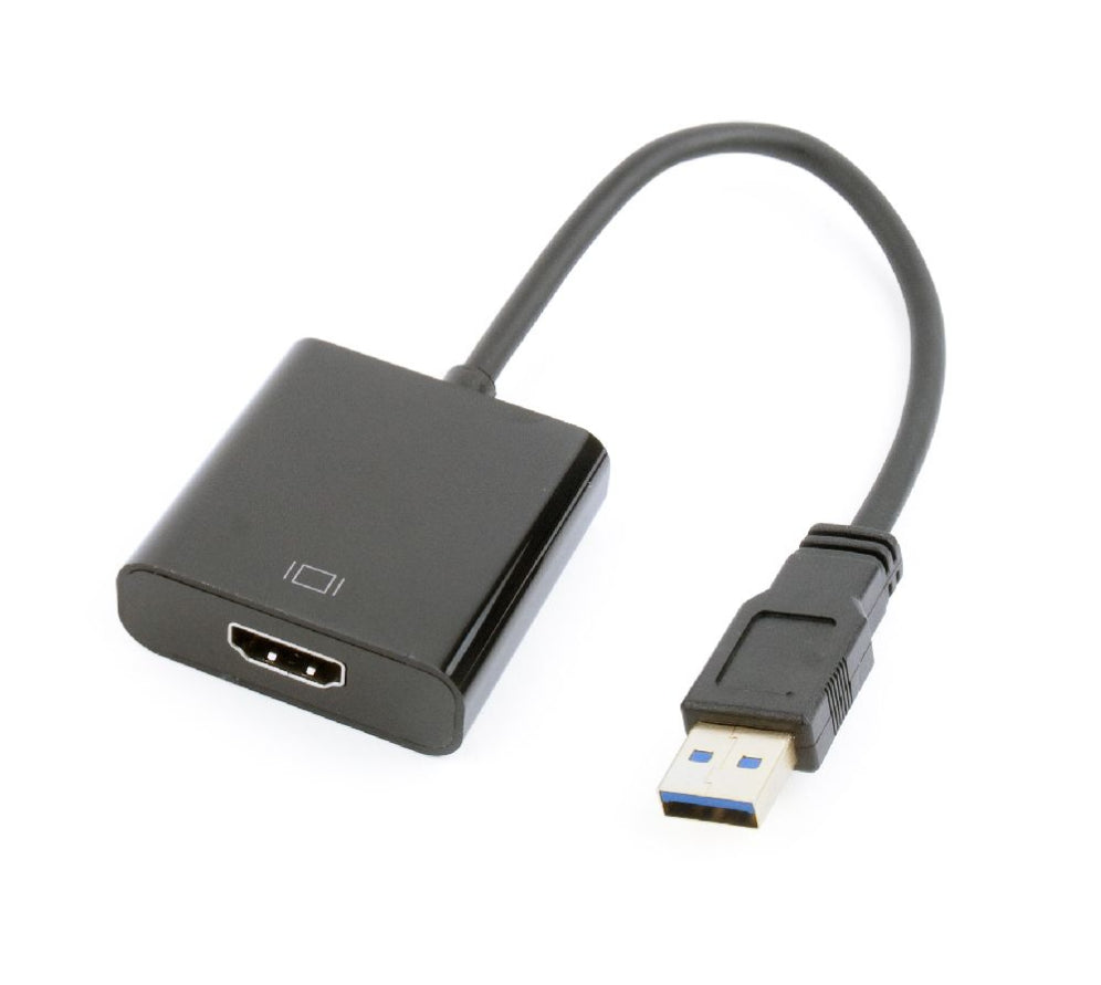 Gembird A-USB3-HDMI-02 Adaptador gràfic USB 1920 x 1080 Pixels Negre