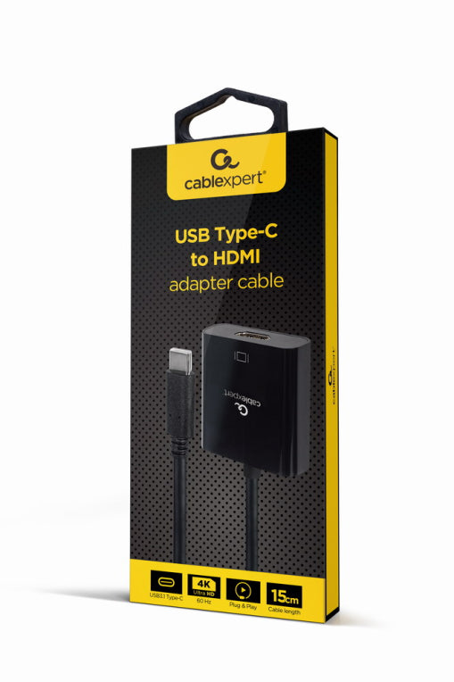 Gembird A-CM-HDMIF-04 Adaptador gràfic USB Negre