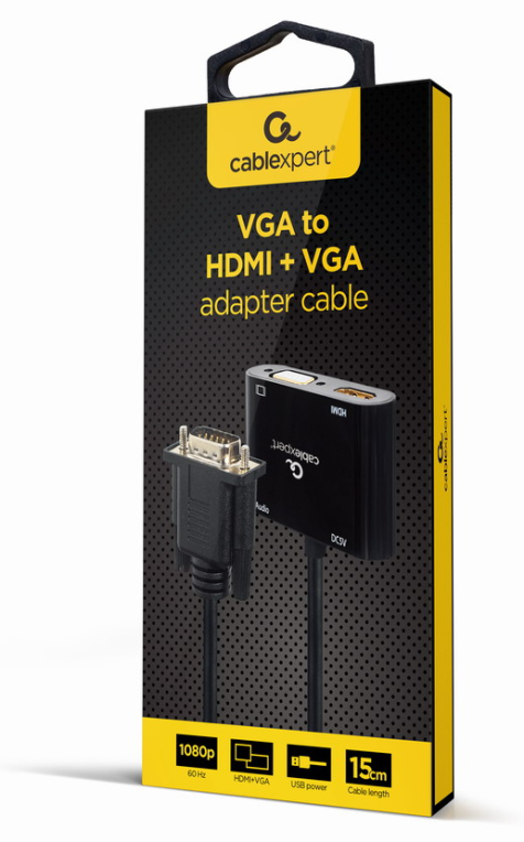 CABLE ADAPTADOR VGA A HDMI VGA 0 15 M NEGRO