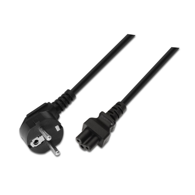 AISENS A132-0172 cable de transmisión Negro 1.5 m CEE7/7 C5 acoplador
