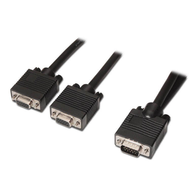 AISENS A113-0081 cable VGA 0.45 m VGA (D-Sub) 2 x VGA (D-Sub) Negro