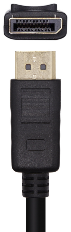 CABLE AISENS DISPLAYPORT V1.2 4K@60HZ DP M-DP M NEGRO 1.0M - detalle
