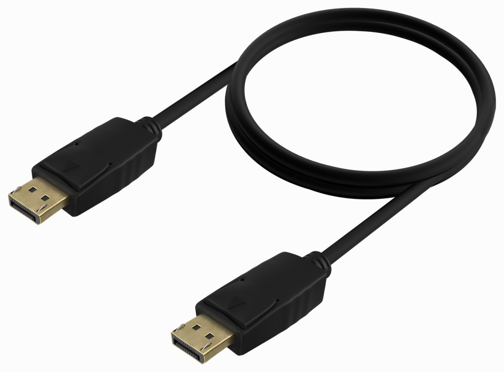 CABLE AISENS DISPLAYPORT V1.2 CCS 4K@60HZ M/M NEGRO 1.0M - detalle